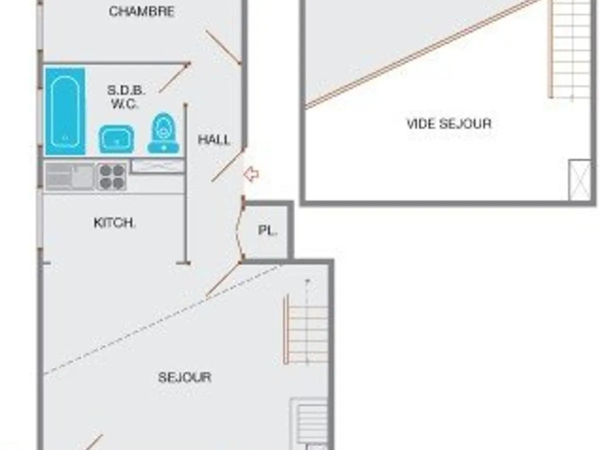 Charmant Appt 2 Pieces + Mezzanine, Proche Pistes, Casier A Ski, Parking, Cheminee, Animaux Ok - Fr-1-241-167 ル・グラン・ボルナン 0*,  フランス